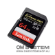 Sandisk SDXC 64 GB  Extreme PRO (200MB/s olv. / 90MB/s ír. Seb.) UHS-I, Class 10, U3, V30 (121595)