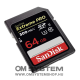 Sandisk SDXC 64 GB Extreme Pro memk. (300 MB/s olvasás) UHS-II, U3, V90 (121505)